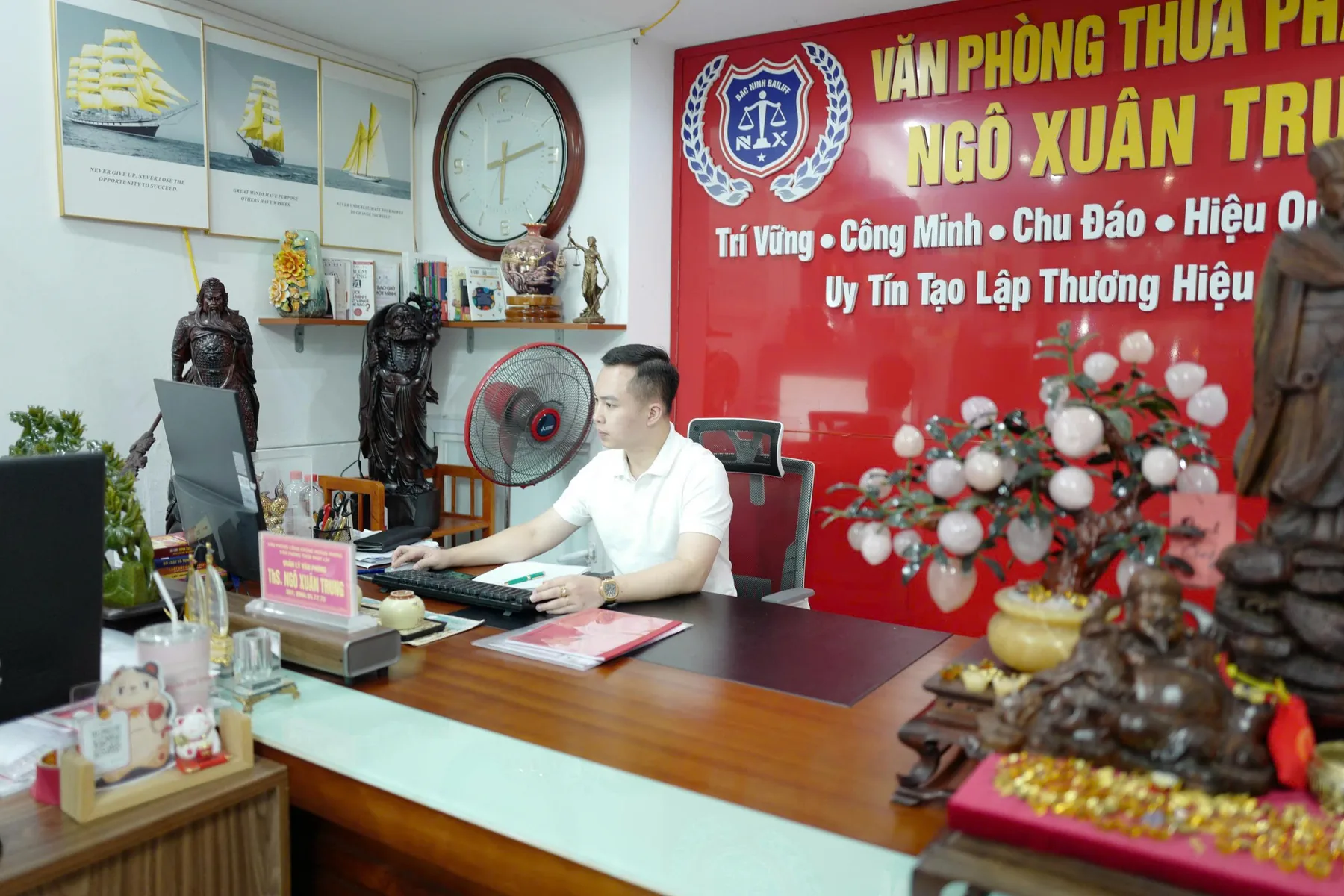 Một góc không gian làm việc Văn phòng